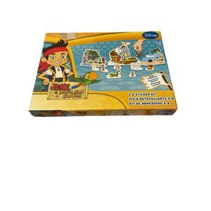 Disney Jake And The Never‎ Land Pirates 3D Sticker Kit Set Unisex Kids Play New